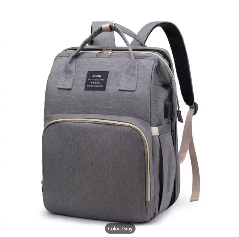 The Ultimate Diaper Backpack Built-In Changing Station!