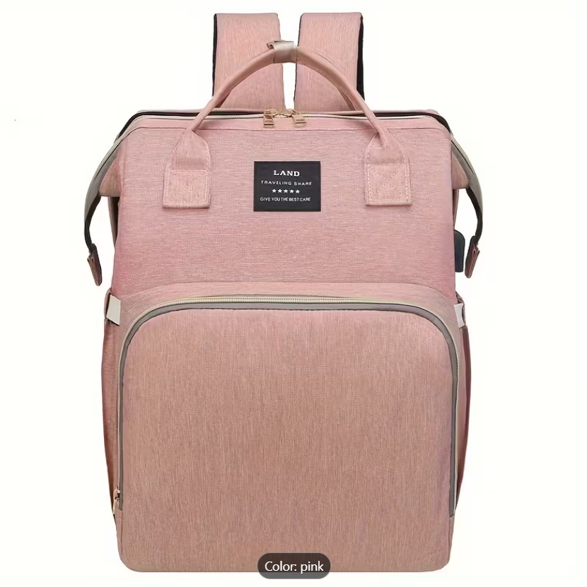 The Ultimate Diaper Backpack Built-In Changing Station!