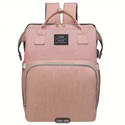 The Ultimate Diaper Backpack Built-In Changing Station!