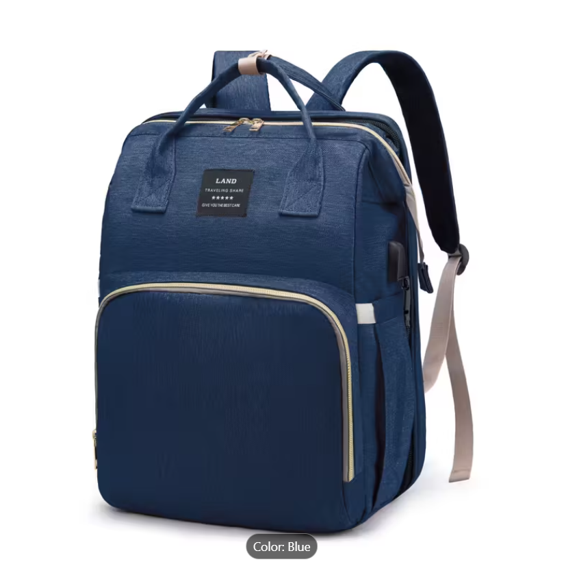 The Ultimate Diaper Backpack Built-In Changing Station!