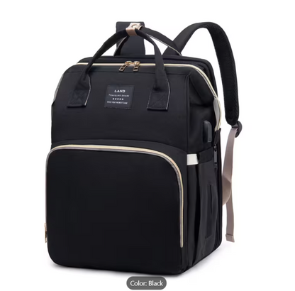 The Ultimate Diaper Backpack Built-In Changing Station!