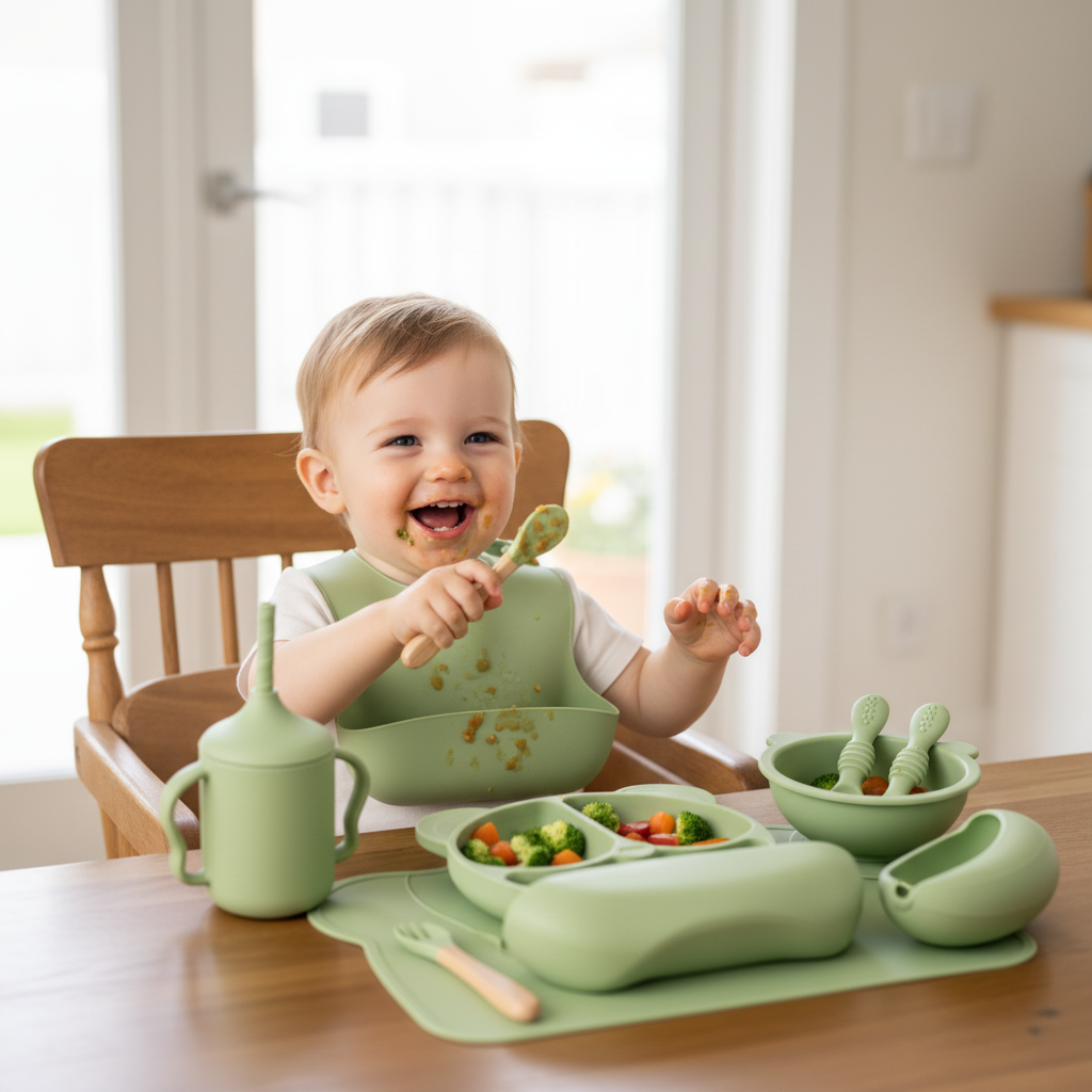 Food-Grade Silicone Kids Plates Silicone