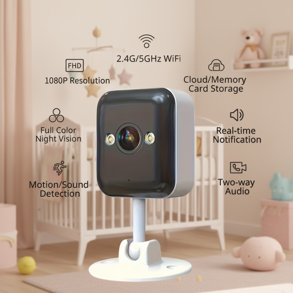 Extra Set of Eyes & Ears the Ultimate Wi-Fi Smart Baby Monitor