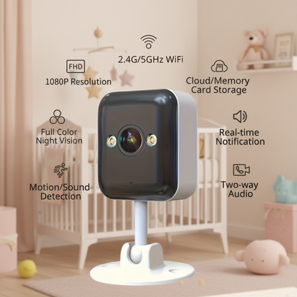 Extra Set of Eyes & Ears the Ultimate Wi-Fi Smart Baby Monitor