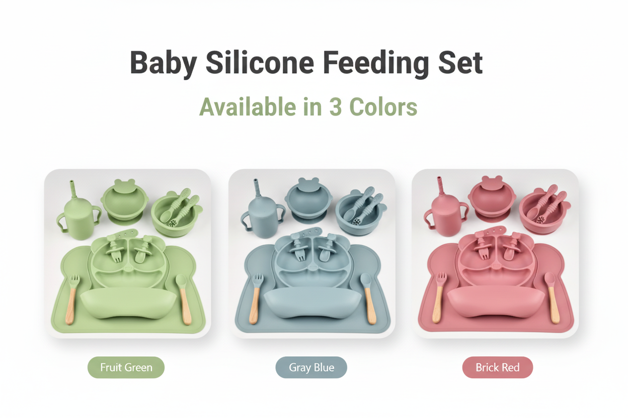 Food-Grade Silicone Kids Plates Silicone