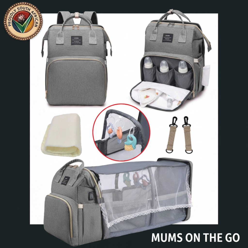 The Ultimate Diaper Backpack Built-In Changing Station!